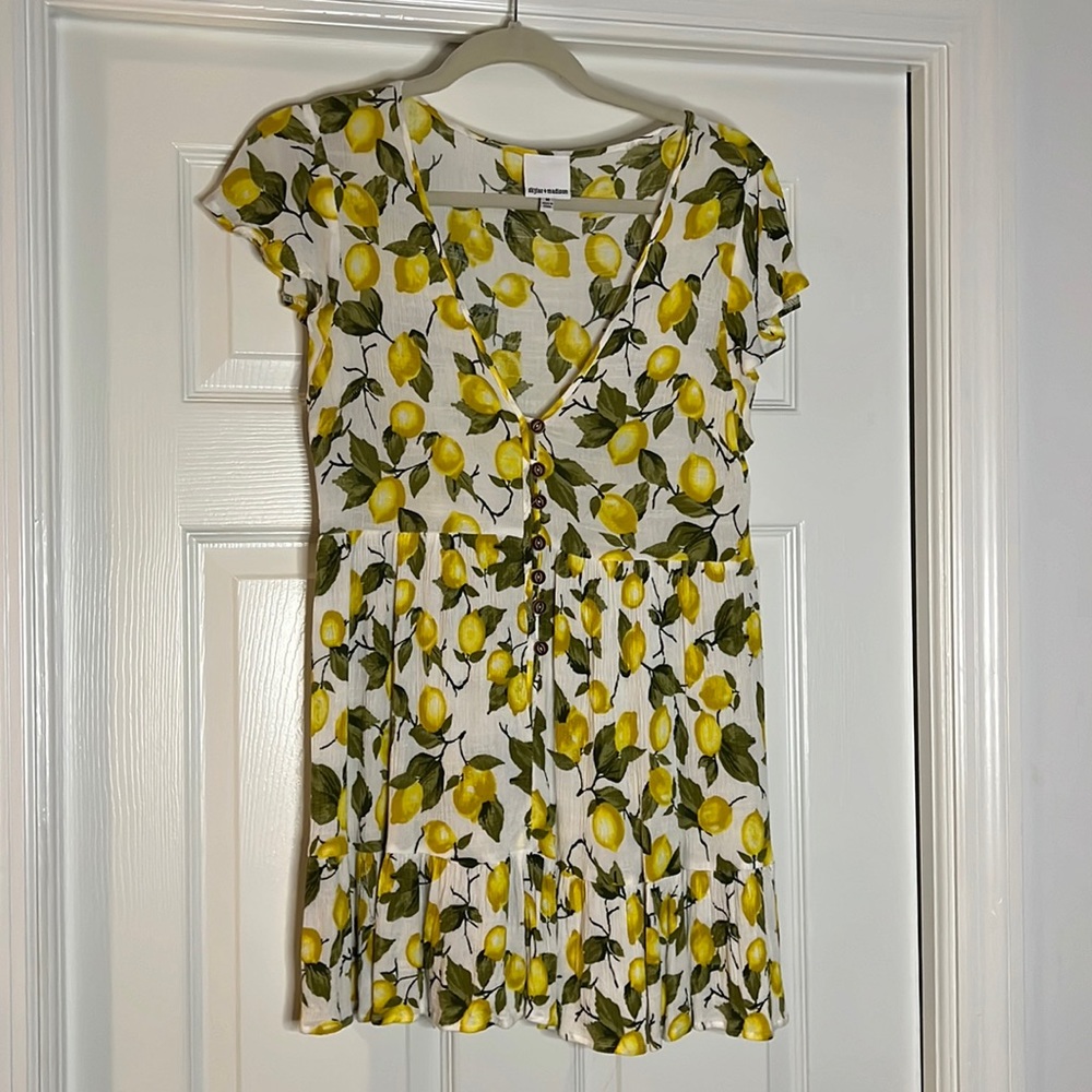 Lemon shift Dress